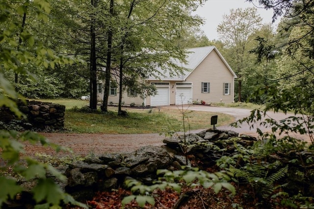 251 Butterworth Rd, Barre, MA 01005 - view of yard with driveway and an attached garage
