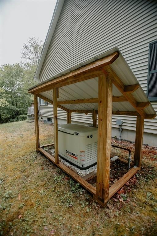 251 Butterworth Rd, Barre, MA 01005 - wooden deck with a carport