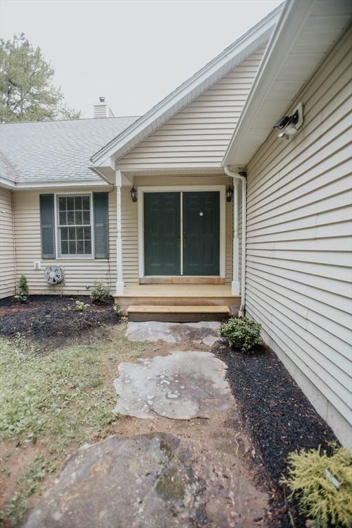 251 Butterworth Rd, Barre, MA 01005 - doorway to property with a chimney