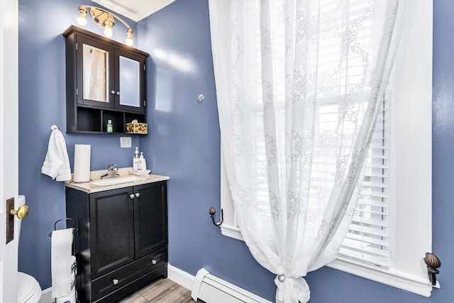 16 Pacific St, Lynn, MA 01902 - bathroom featuring vanity and wood finished floors