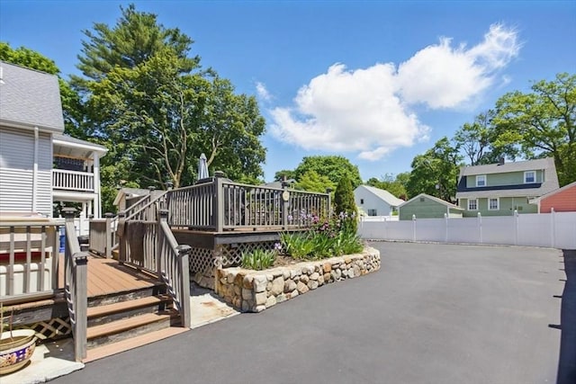 544 Main St, Stoneham, MA 02180 - view of patio / terrace featuring a wooden deck