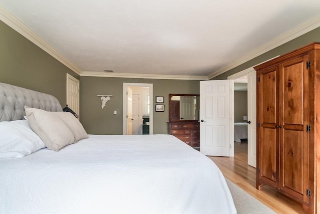 5 Warner Way, Canton, MA 02021 - bedroom with light wood-style flooring and ornamental molding