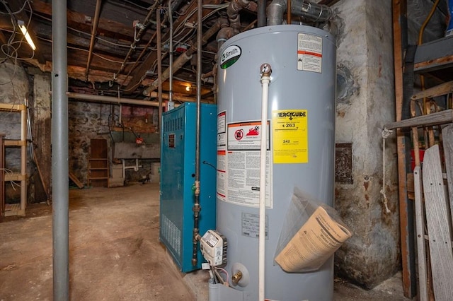89 Merrill Ave, Lowell, MA 01850 - utilities featuring gas water heater