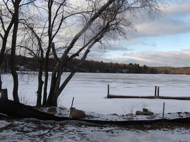 view of snowy yard