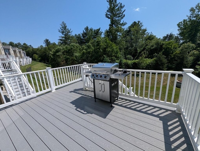 50 Brookview Rd Unit 50, Franklin, MA 02038 - deck featuring a grill and a yard
