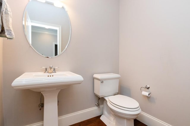 50 Brookview Rd Unit 50, Franklin, MA 02038 - half bath with baseboards and wood finished floors