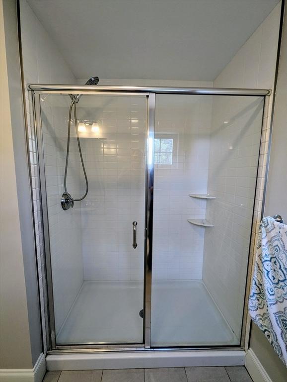 50 Brookview Rd Unit 50, Franklin, MA 02038 - full bathroom with a shower stall and tile patterned floors