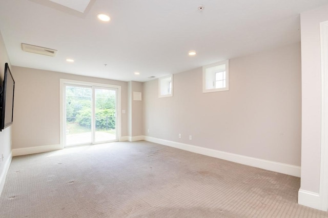 50 Brookview Rd Unit 50, Franklin, MA 02038 - spare room with light carpet and recessed lighting