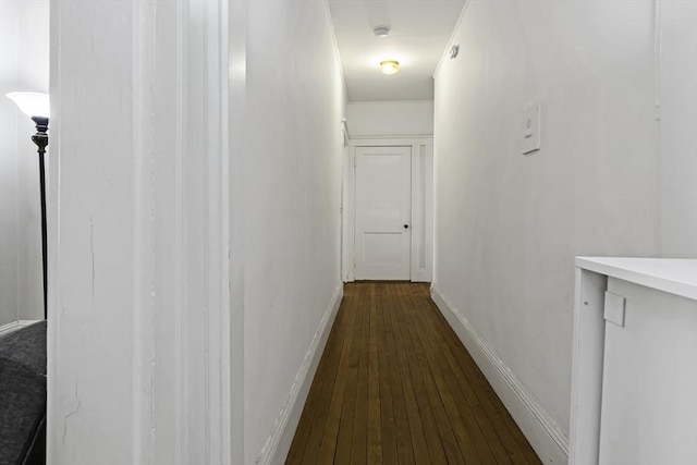 108 Washington St Unit 3, Boston, MA 02135 - hall with dark wood finished floors and baseboards