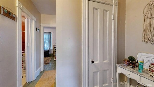 48 Summer St, Adams, MA 01220 - hallway featuring light wood finished floors