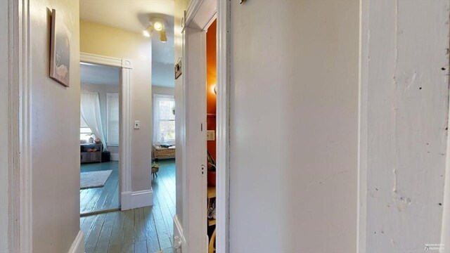 48 Summer St, Adams, MA 01220 - corridor featuring hardwood / wood-style floors and baseboards