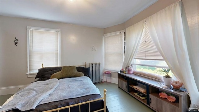 48 Summer St, Adams, MA 01220 - bedroom featuring radiator heating unit and light wood-type flooring