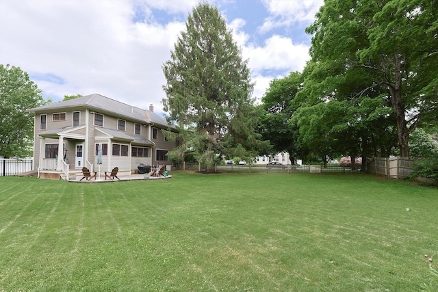 5 Baxter St, Westborough, MA 01581 - view of yard with a patio