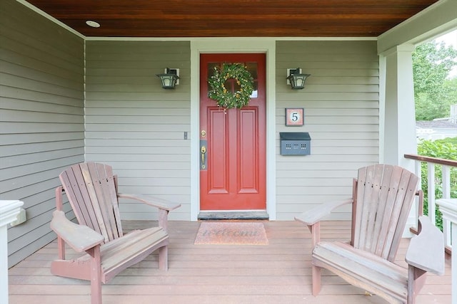 5 Baxter St, Westborough, MA 01581 - property entrance with a porch