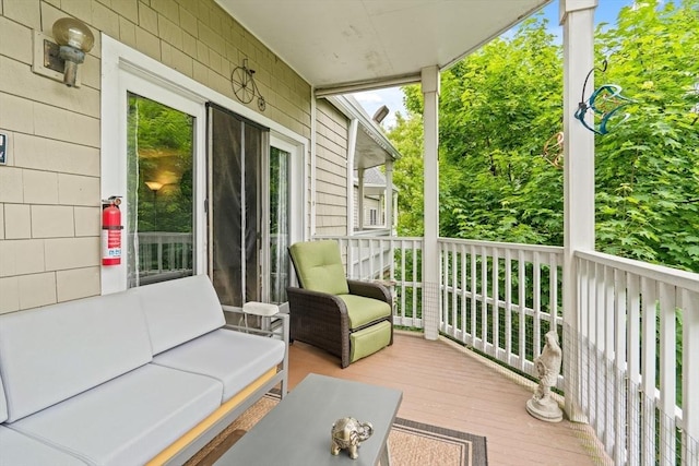 23 Randolph Pl Unit 301, Northampton, MA 01060 - wooden terrace with outdoor lounge area