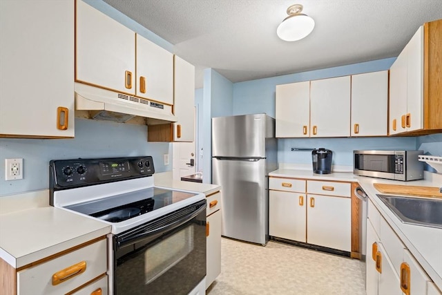 23 Randolph Pl Unit 301, Northampton, MA 01060 - kitchen featuring appliances with stainless steel finishes, under cabinet range hood, and light countertops