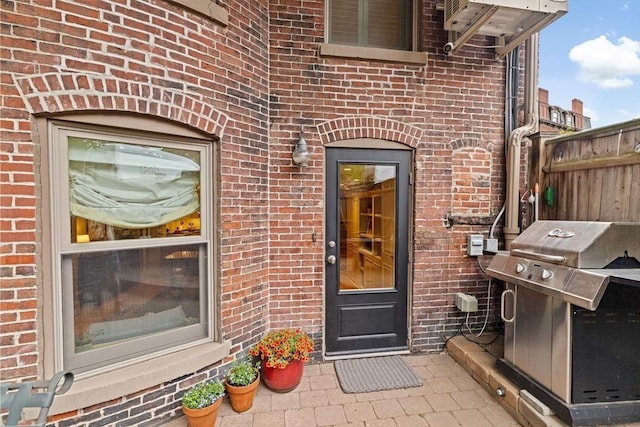 12 Braddock Park Unit 1, Boston, MA 02116 - property entrance with brick siding