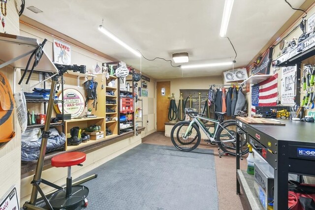 view of storage room