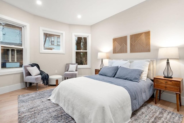 20 Boylston St Unit 3, Boston, MA 02130 - bedroom featuring wood finished floors, baseboards, and recessed lighting