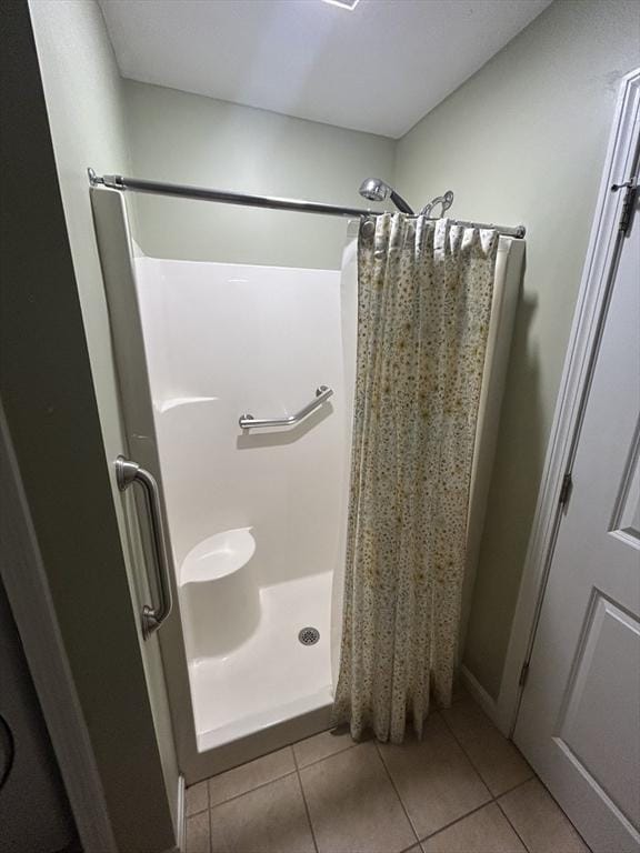 1 Hayloft Ln Unit 1, Marshfield, MA 02050 - bathroom with tile patterned flooring and a shower stall