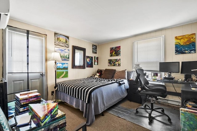 27 Whittier St, Fall River, MA 02724 - carpeted bedroom featuring an office area