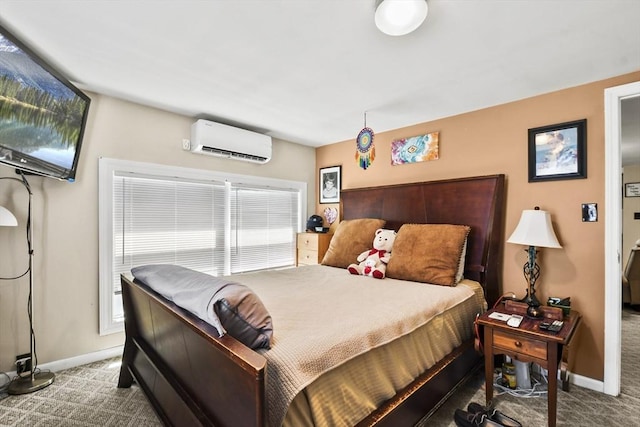 27 Whittier St, Fall River, MA 02724 - bedroom featuring an AC wall unit and carpet floors