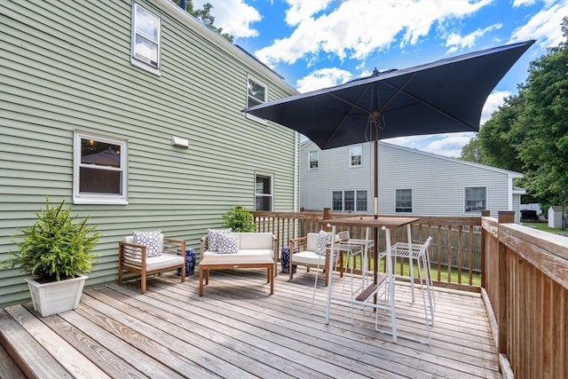 11 Netta Rd, Dedham, MA 02026 - view of wooden deck