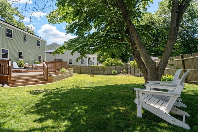 11 Netta Rd, Dedham, MA 02026 - view of yard featuring a deck