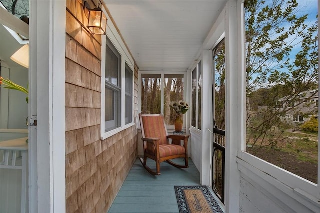82 Shore Rd Unit 9, Truro, MA 02652 - sunroom with wood-type flooring