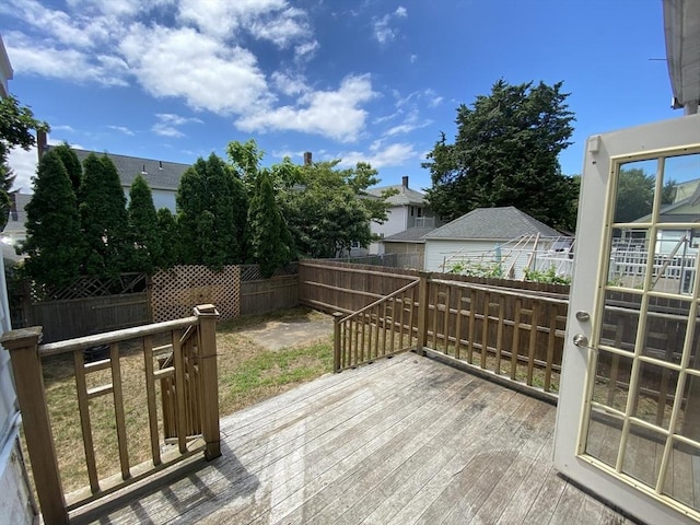 295 Atlantic, Quincy, MA 02171 - deck with a fenced backyard