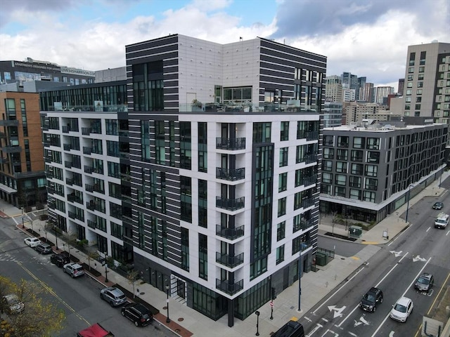 view of property with a city view