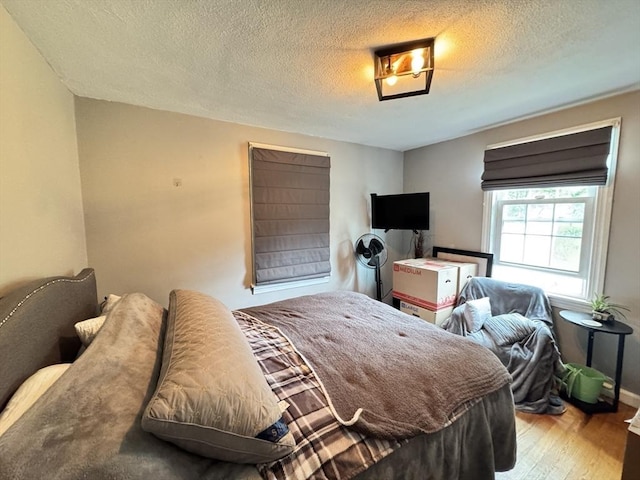 169 Beauchamp Ter, Chicopee, MA 01020 - bedroom featuring wood finished floors and a textured ceiling
