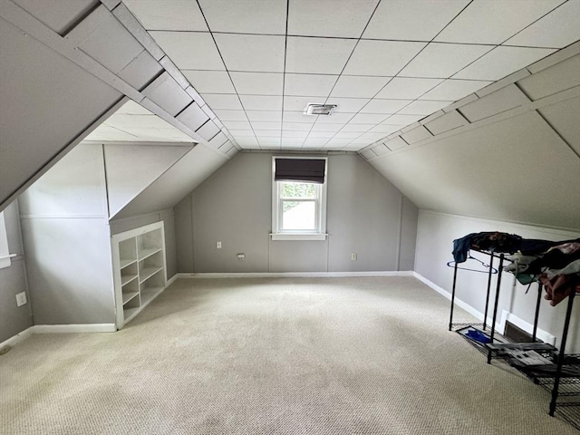 169 Beauchamp Ter, Chicopee, MA 01020 - additional living space with carpet flooring and vaulted ceiling