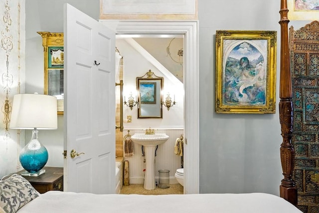338 Harvard St Unit 1, Cambridge, MA 02139 - bedroom featuring connected bathroom