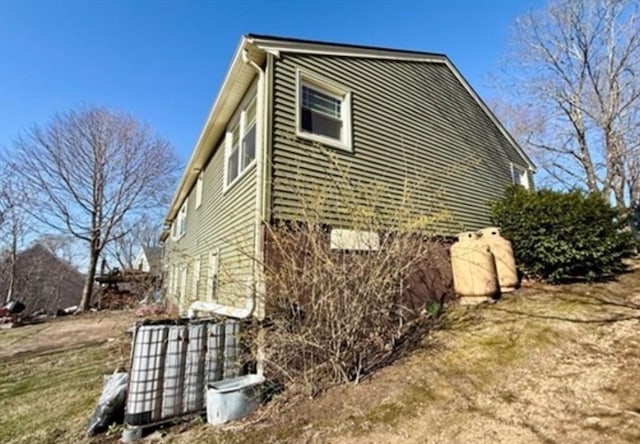 view of home's exterior