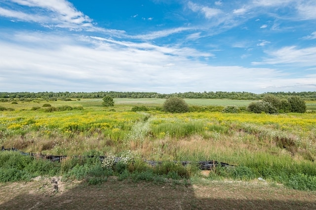 view of landscape featuring a rural view