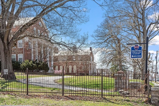 301 S Main, Haverhill, MA 01835 - view of property's community with fence, a lawn, and driveway