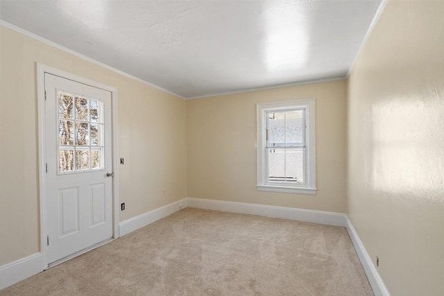 301 S Main, Haverhill, MA 01835 - spare room with crown molding, carpet flooring, and baseboards