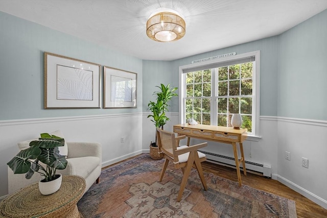 1137 Ferry St, Marshfield, MA 02050 - office space with wood finished floors, baseboard heating, and baseboards