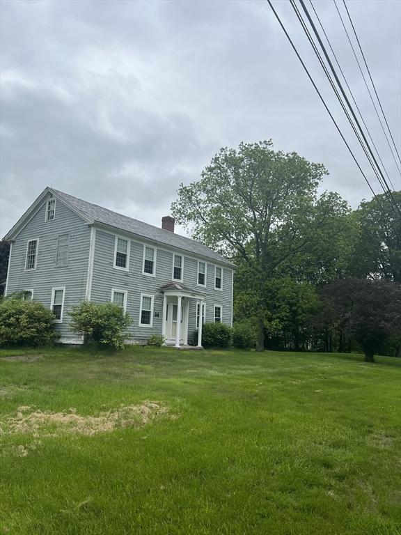 34 Old Bernardston Rd, Northfield, MA 01360 - colonial inspired home featuring a chimney and a front lawn