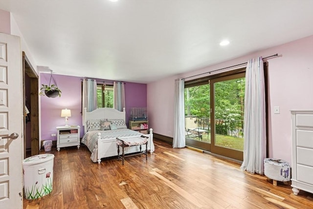 2 Orchard St, Berkley, MA 02779 - bedroom with access to outside, wood finished floors, and multiple windows
