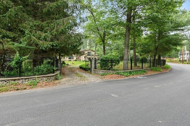 2 Orchard St, Berkley, MA 02779 - view of street featuring a gated entry