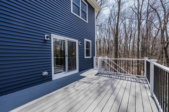 438 Granite St, Worcester, MA 01604 - view of wooden deck