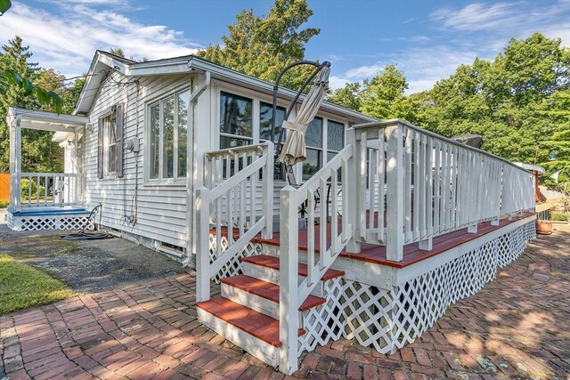 exterior space with a patio area