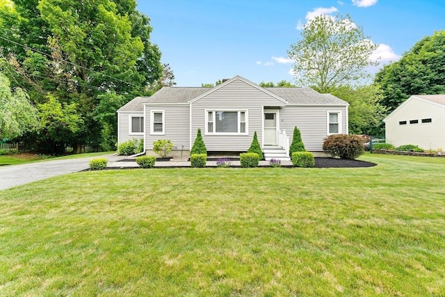 15 Flanders Rd, Westborough, MA 01581 - view of front of property featuring a front lawn and entry steps