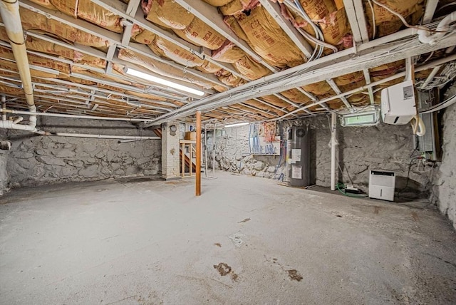 38 Main St, Acton, MA 01720 - unfinished basement featuring water heater