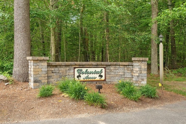 2 Colonial Dr Unit 2, Norton, MA 02766 - community / neighborhood sign with a wooded view