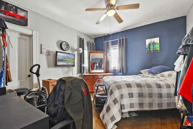 619 Crescent St, Brockton, MA 02302 - bedroom featuring hardwood / wood-style flooring and a ceiling fan