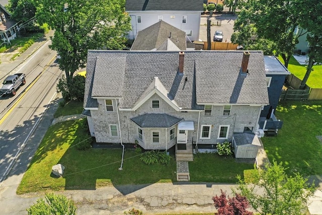 619 Crescent St, Brockton, MA 02302 - view from above of property