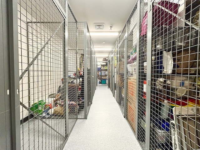 view of storage room